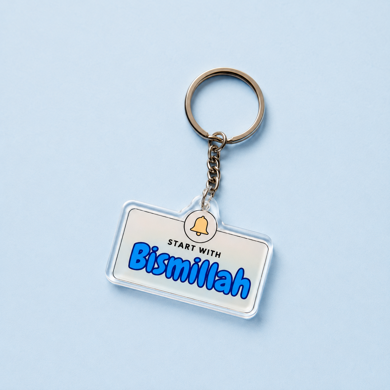 Start with Bismillah – Acrylic Keychain