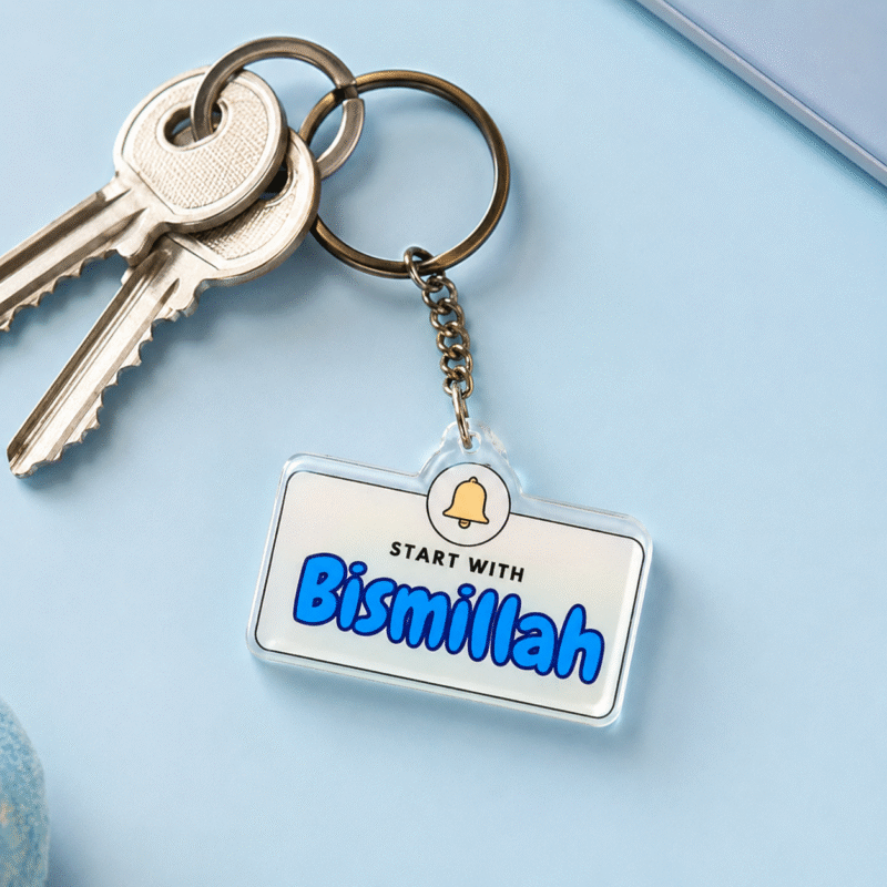 ChatGPT Image Jun 22, 2026, 07_36_07 AM (6) Start with Bismillah – Acrylic Keychain