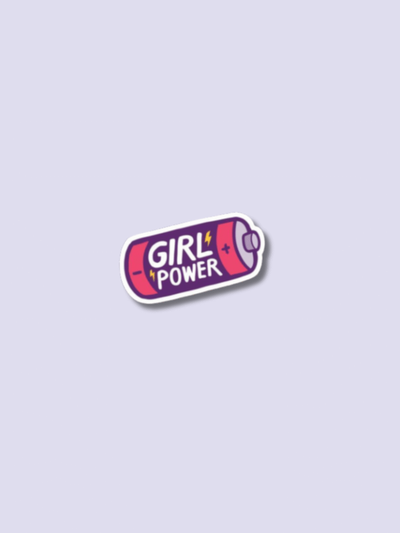 ' Girl Power'  Sticker