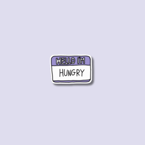 Webiste Stickers (9) Hungry Sticker