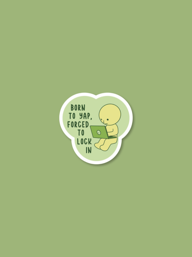 3 Lock In - Sticker
