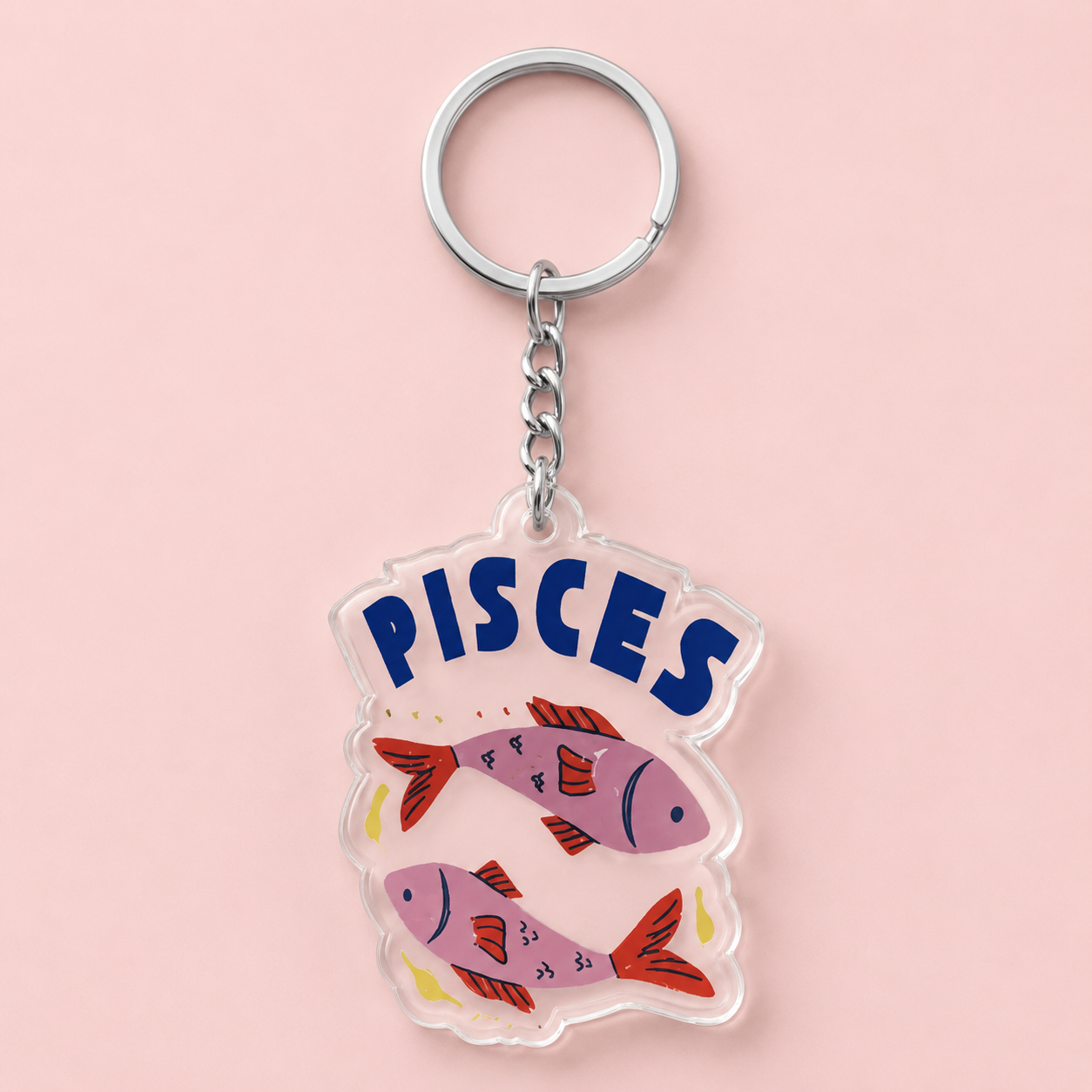 Pisces - Acrylic Keychain