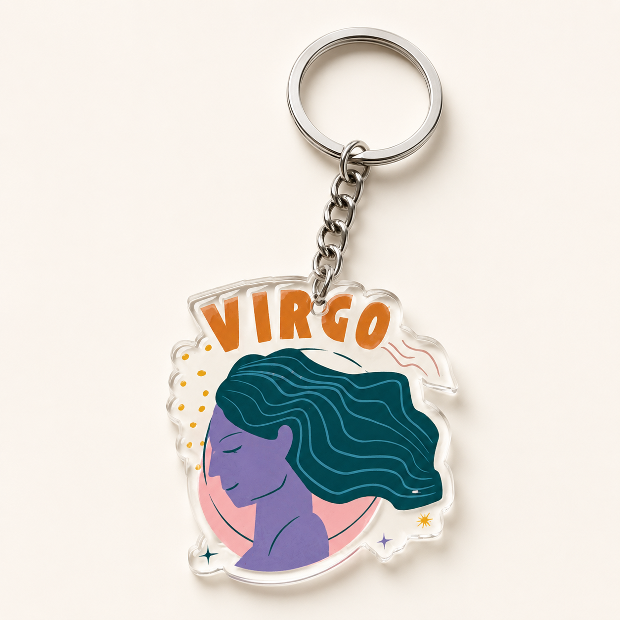 ChatGPT Image Jun 21, 2026, 02_43_36 PM Virgo - Acrylic Keychain