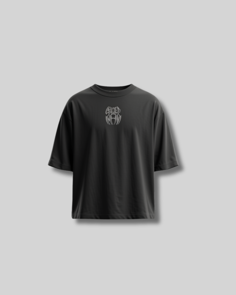 Spider-Man Oversized Drop Shoulder Grey ( Unisex T-Shirt )