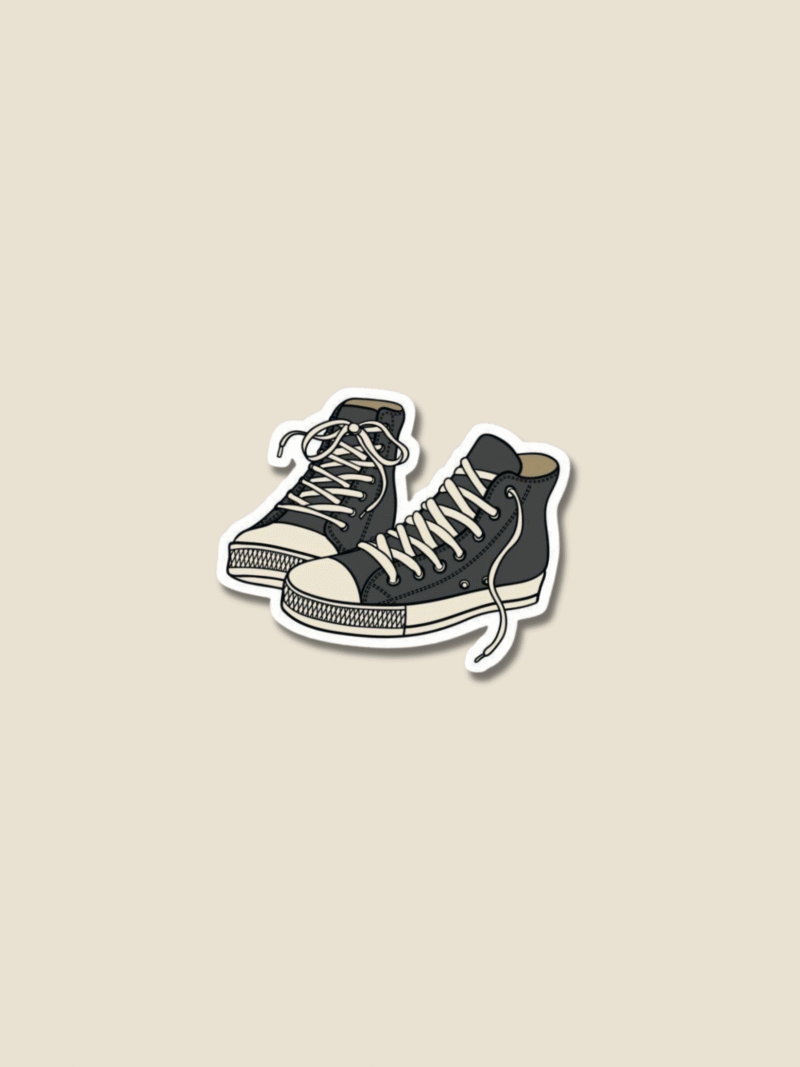 2 'Converse Shoes' Sticker