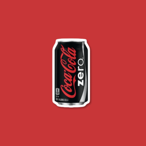 6 Cola Cola Diet Sticker