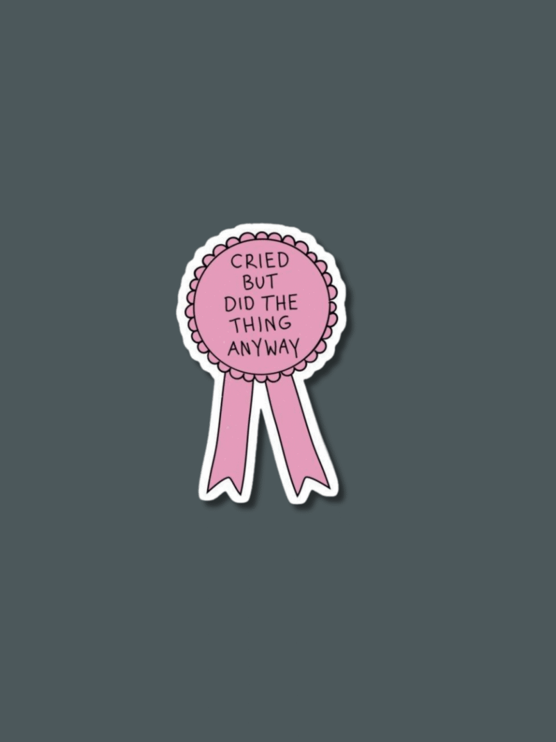 1 ' Cried but .. ' Sticker