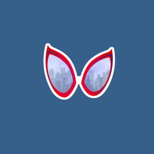 Spiderman Eyes Sticker