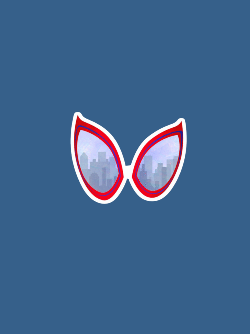 1 Spiderman Eyes Sticker