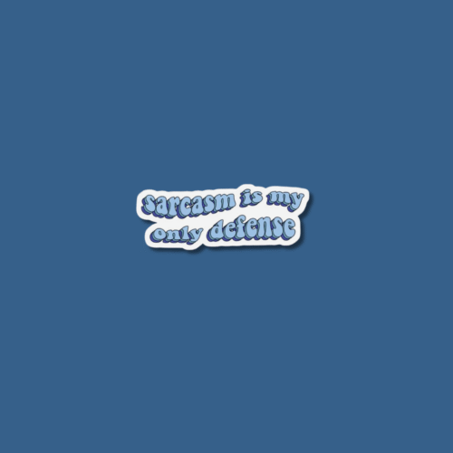 Sarcasm Sticker