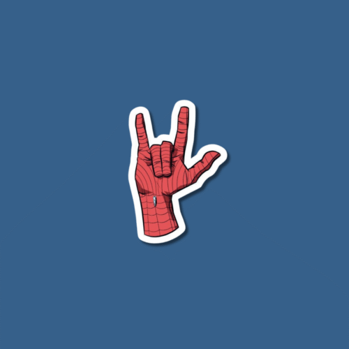 2 Spiderman Sticker