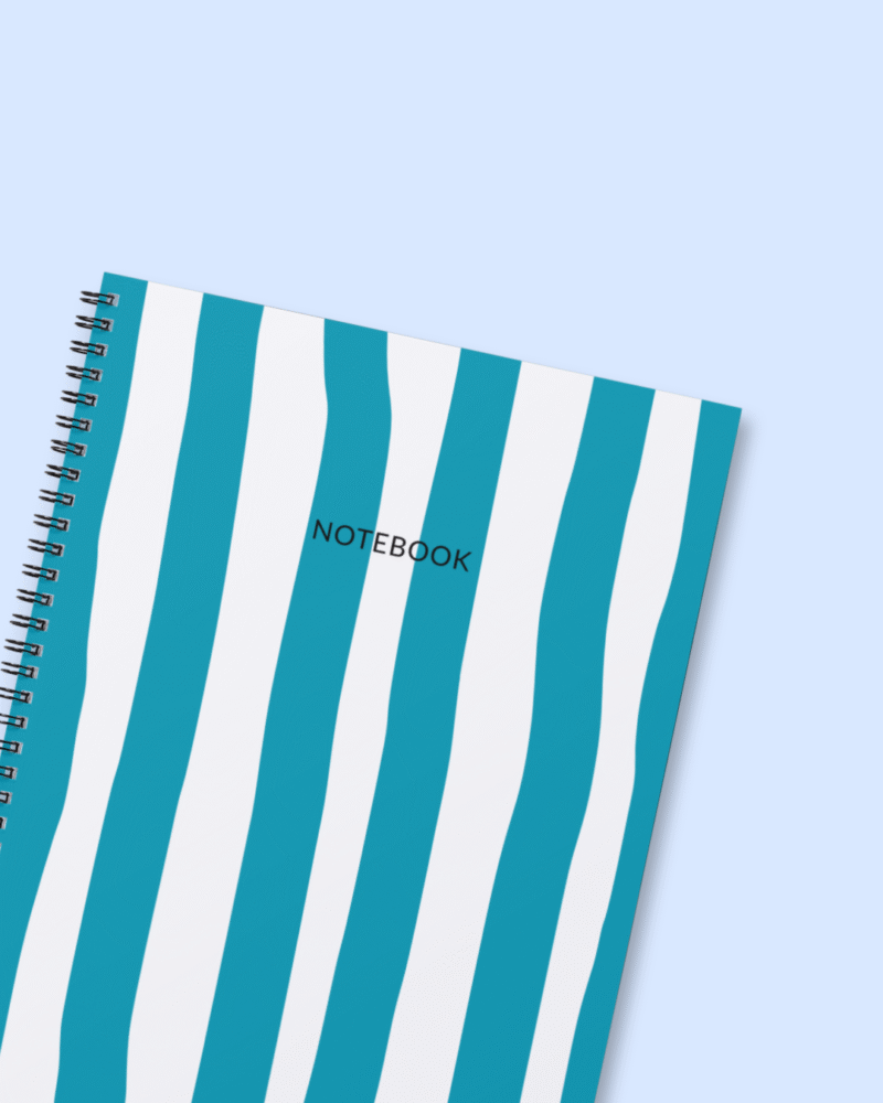 Blue Stripes Notebook