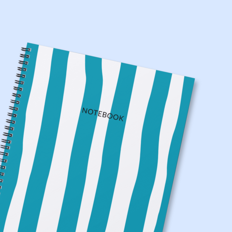 Blue Stripes Notebook