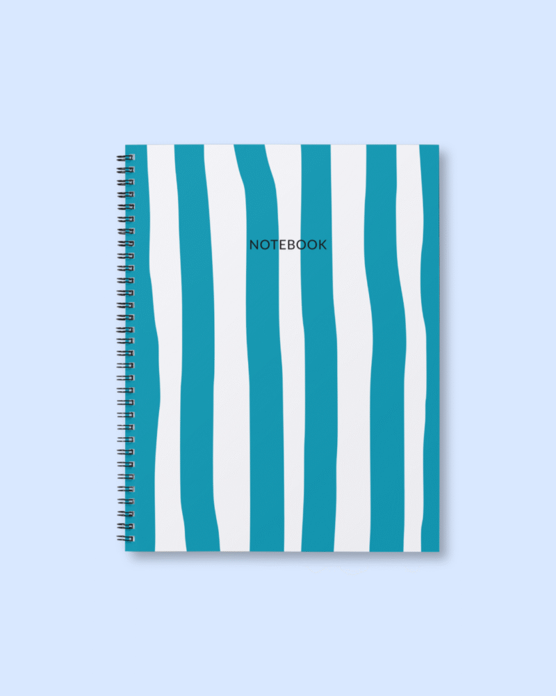 Blue Stripes Notebook