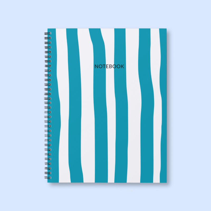Blue Stripes Notebook