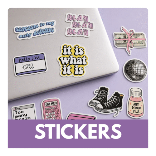 ' Anti delulu pills' Stickers